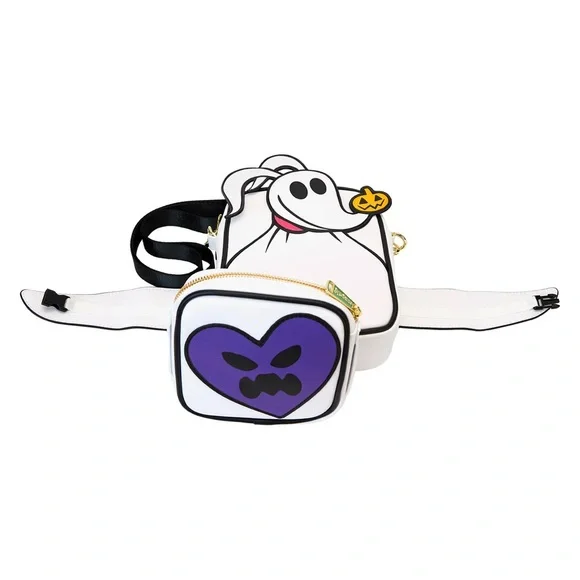 LOUNGEFLY DISNEY THE NIGHTMARE BEFORE CHRISTMAS ZERO CROSSBUDDIES BAG - Picture 9 of 10